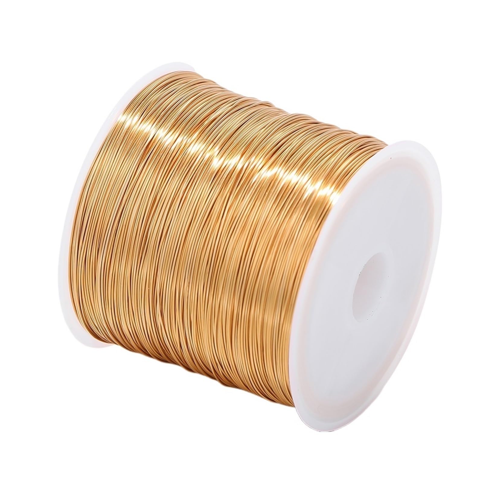 Filo Alluminio 1 rotolo di filo di rame da 0,3-0,6 mm for braccialetti, collane, fai da te, filo for perline resistente al colore, cordoncino for gioielli, accessori for la creazione di artigianato(Kc