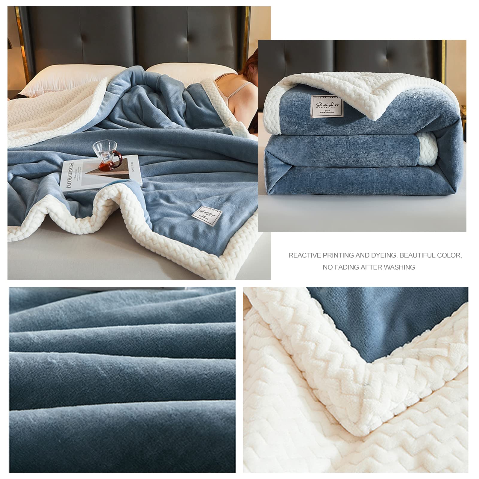 Edredon Cama 150 Ergocar Manta De Forro Polar Sherpa, Suave - Main Image