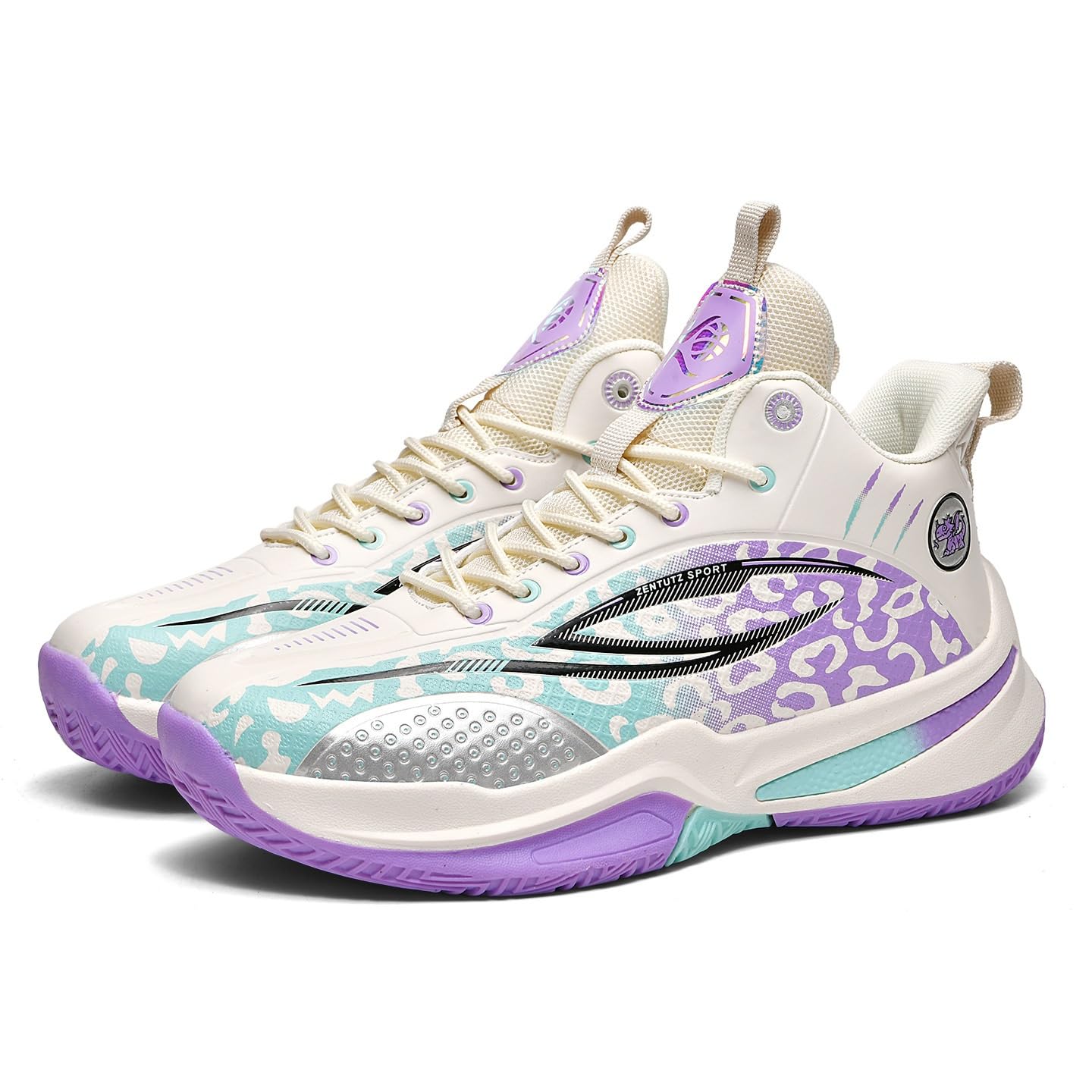 Chaussures de basket-ball pour hommes avec amorti performant et semelle antidérapante