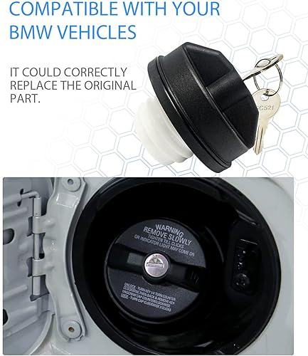 Miniatura 7 de Tapa de gasolina con bloqueo, tapa de combustible de bloqueo de repuesto 10504 para Toyota 4Runner Camry Tundra Acura Tacoma Chevrolet Silverado