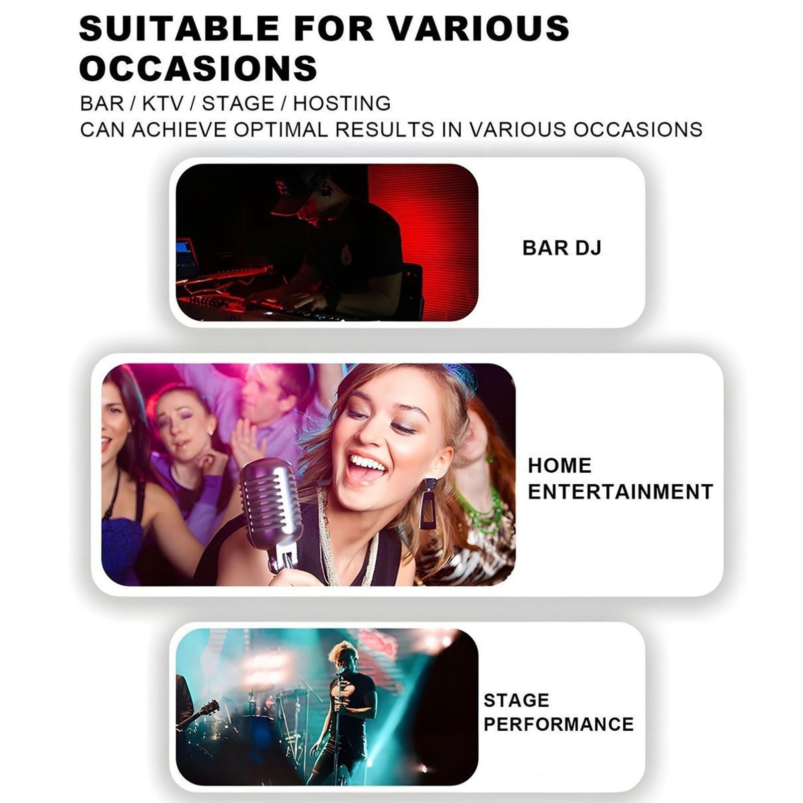 Procesador De Audio Digital, Ecualizador, Reducción Automática De Ruido, con Pantalla LCD, Reverberación Y Procesador DSP De Múltiples Efectos, para Karaoke KTV, Micrófono Vocal