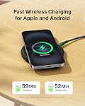 Belkin Wireless Charging Pad 15W - Qi Charger, Charging Station for Apple iPhone 17, iPhone 16/15/14/13 Series, AirPods, Samsung Galaxy S25, Galaxy S24, Pixel - 5ft Cable Included - Black
