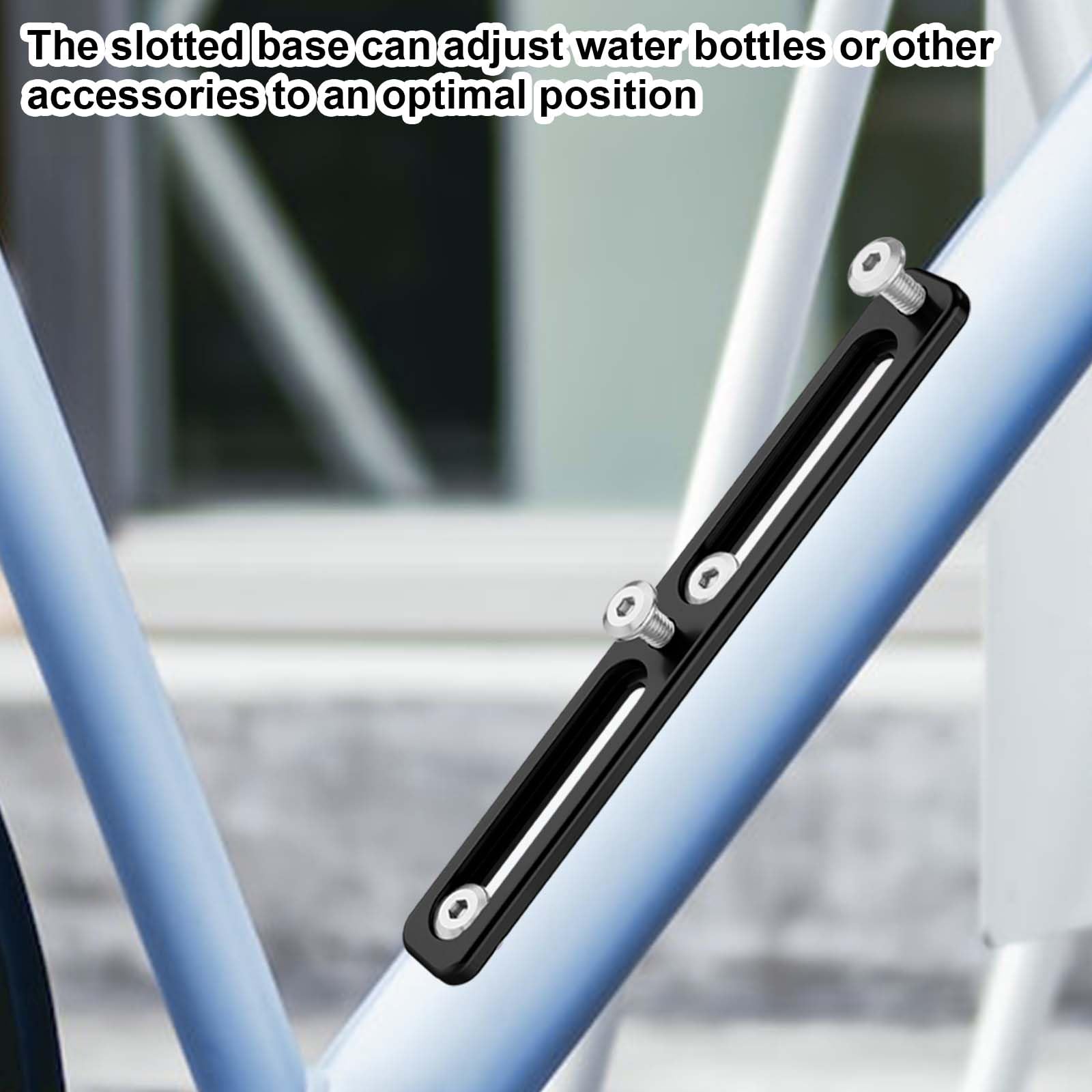 Adattatore Portaborraccia Bici - Lega Alluminio, 2 Slot, Regolabile, Per MTB O Strada - Foto 7