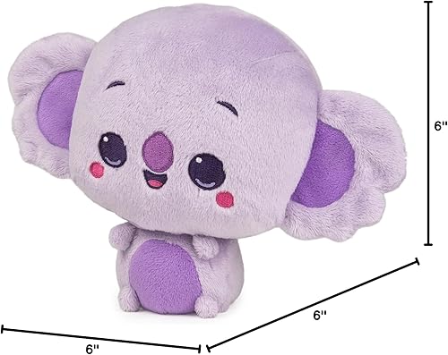 Miniatura 7 de GUND Drops, Koko Kuddles, Expressive Premium - Animal de peluche suave para mascotas, oso koala morado, 6 pulgadas