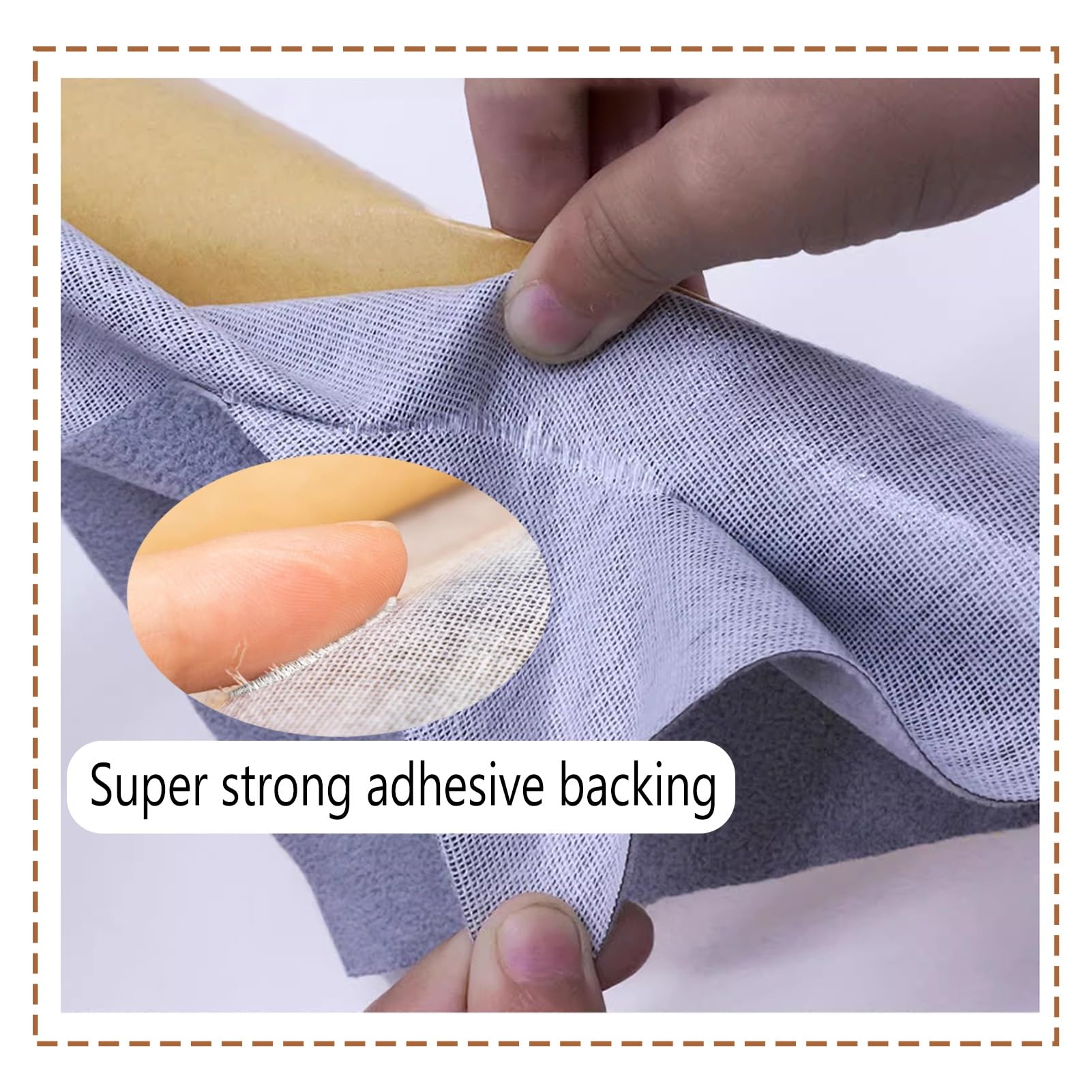 Pelle Adesiva Per Riparazioni Rotolo di toppa autoadesiva per riparazione di fibre di pelle scamosciata Nastro per riparazione di tessuti per divani, abbigliamento, scrapbooking, decorazioni, artigian
