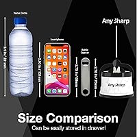 Vista 11 de AnySharp – EDITIONS – Afilador de cuchillos manos libres - Herramienta de afilado fácil de usar con base de succión PowerGrip y ángulo