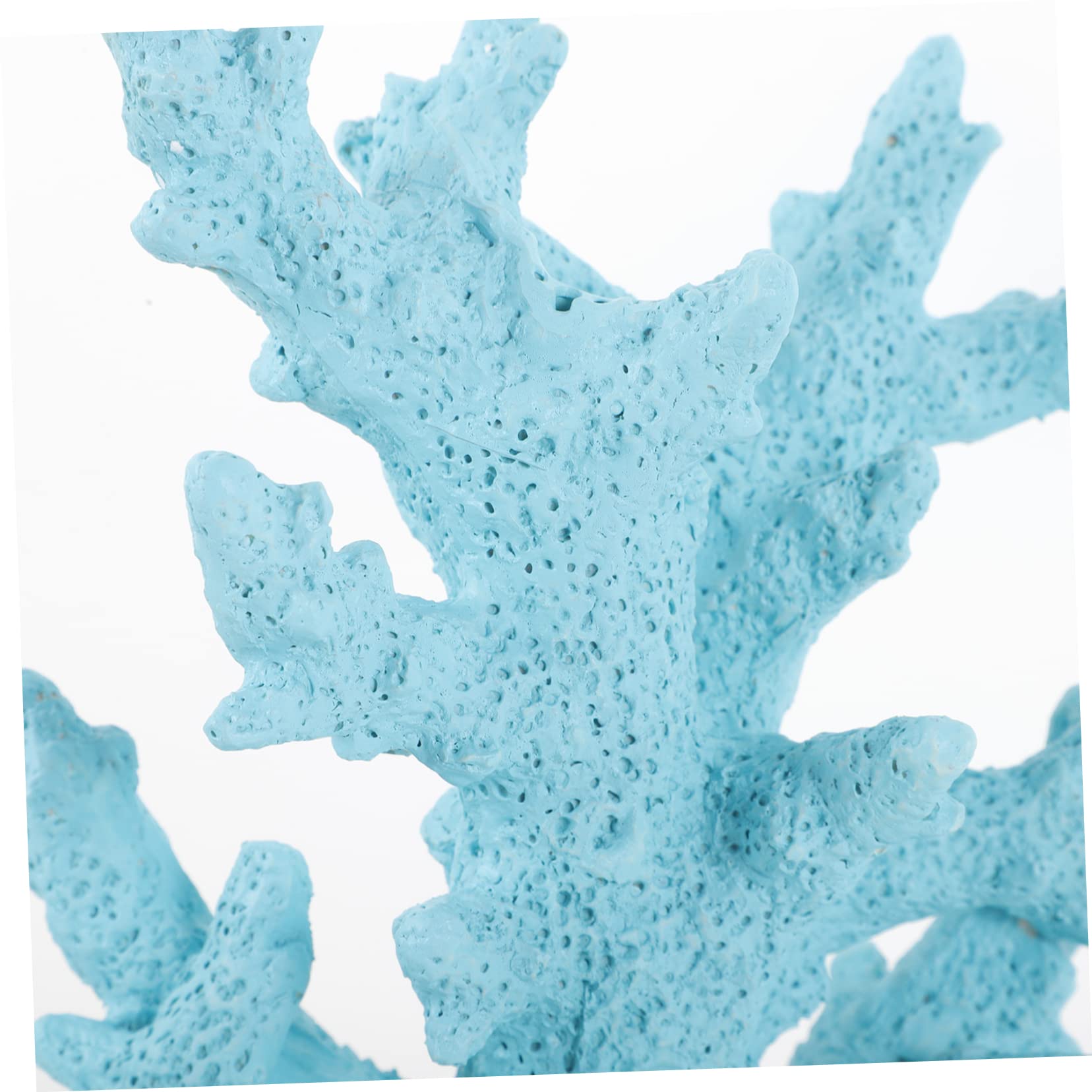 Mikikit Künstliche Korallen-dekoration Für Aquarien Blaues Korallenornament Aus Widerstandsfähigem Resin Leicht Und Pflegeleicht Perfekter Blickfang Für Jedes Fischbecken Für
