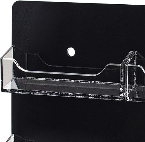 Miniatura 5 de Marketing Holder - Soporte para tarjetas de visita colgante con herrajes para 6 bolsillos organizadores para membresía de regalo o tarjetas de