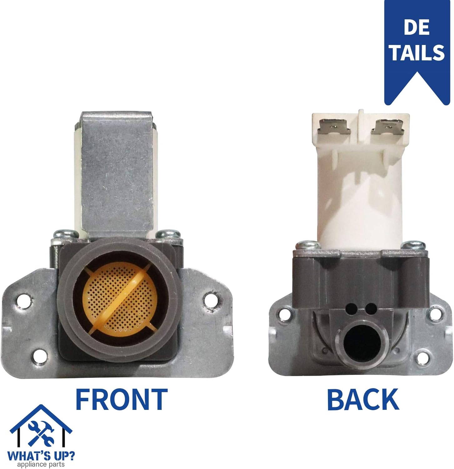 What's Up? 5220FR2006H Washing Machine Valve Replacement Part for LG Washers Replaces PS3527427 1268123 5220FR2006L 5220FR2006Q AP4441935