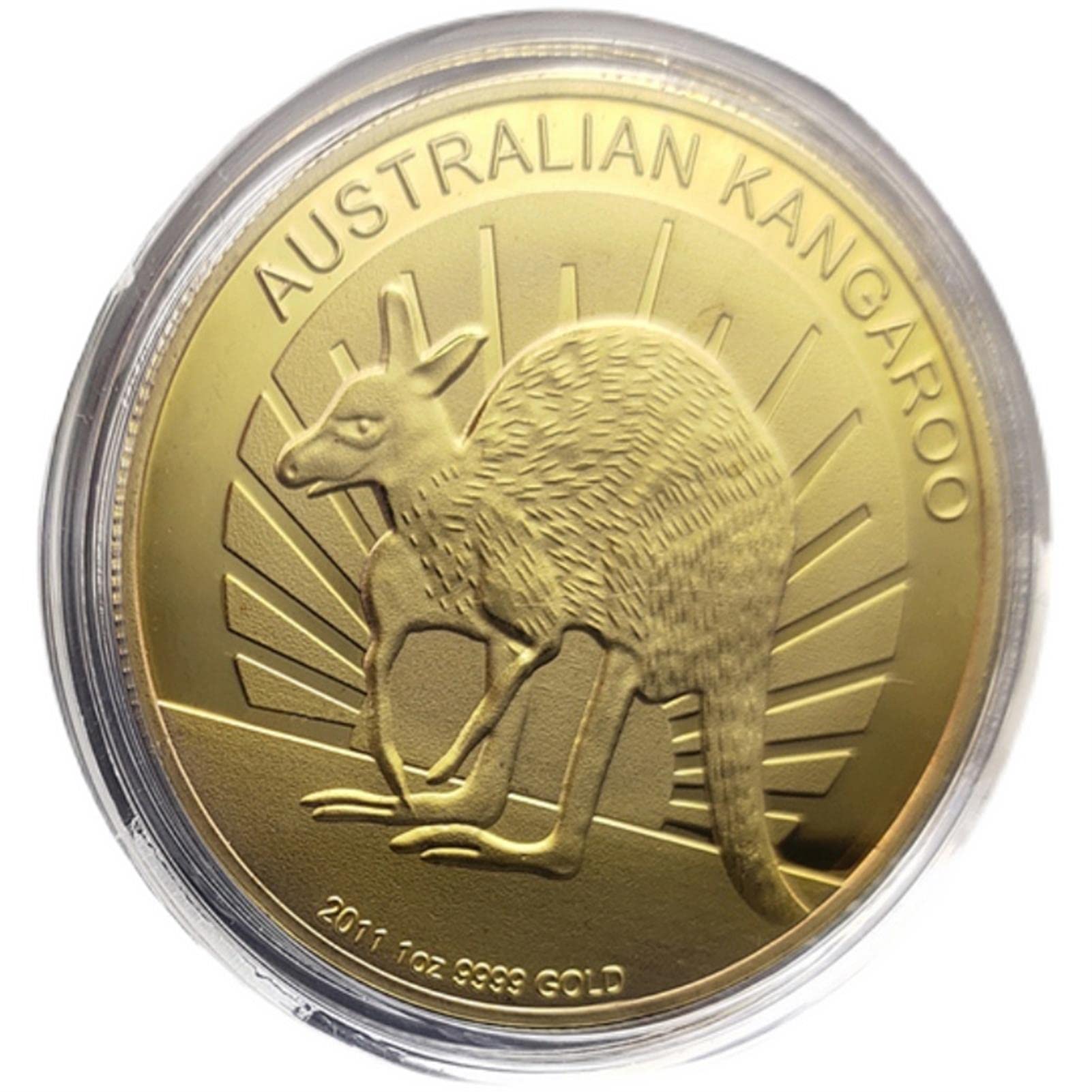 SDBRKYH Memorial Coin Collection, Embossed Coin Decorative Kagaro Rat Gold Coin Australian Animal Memorial Coin Collection Gift