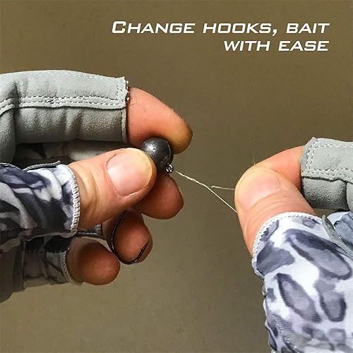 Miniatura 6 de KastKing Sol Armis - Guantes de protección solar UPF50+ Guantes para pesca, protección UV, guantes de protección solar para hombres y mujeres, para