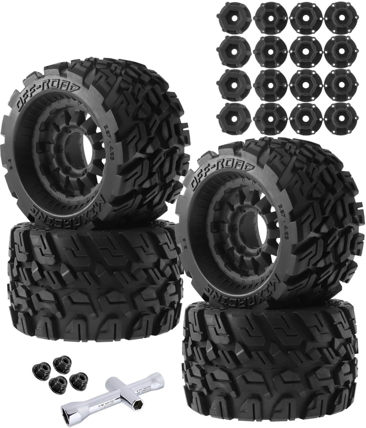 Snow Rc Car OGRC 12mm/14mm/17mm Hex Truck Tires RC