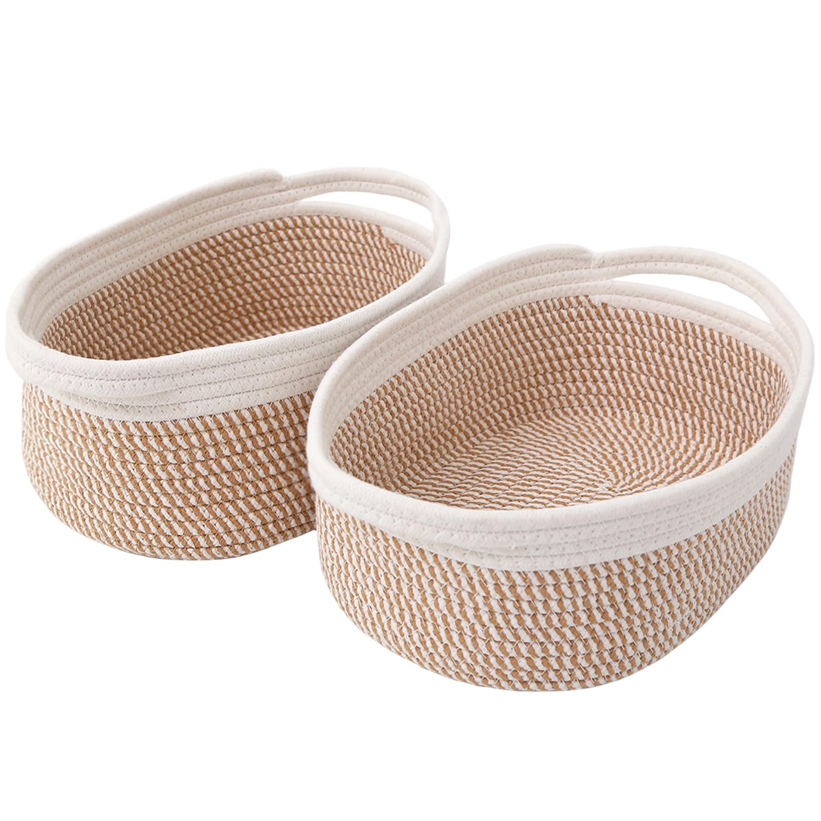 Small Woven Basket - White Gift Basket -32