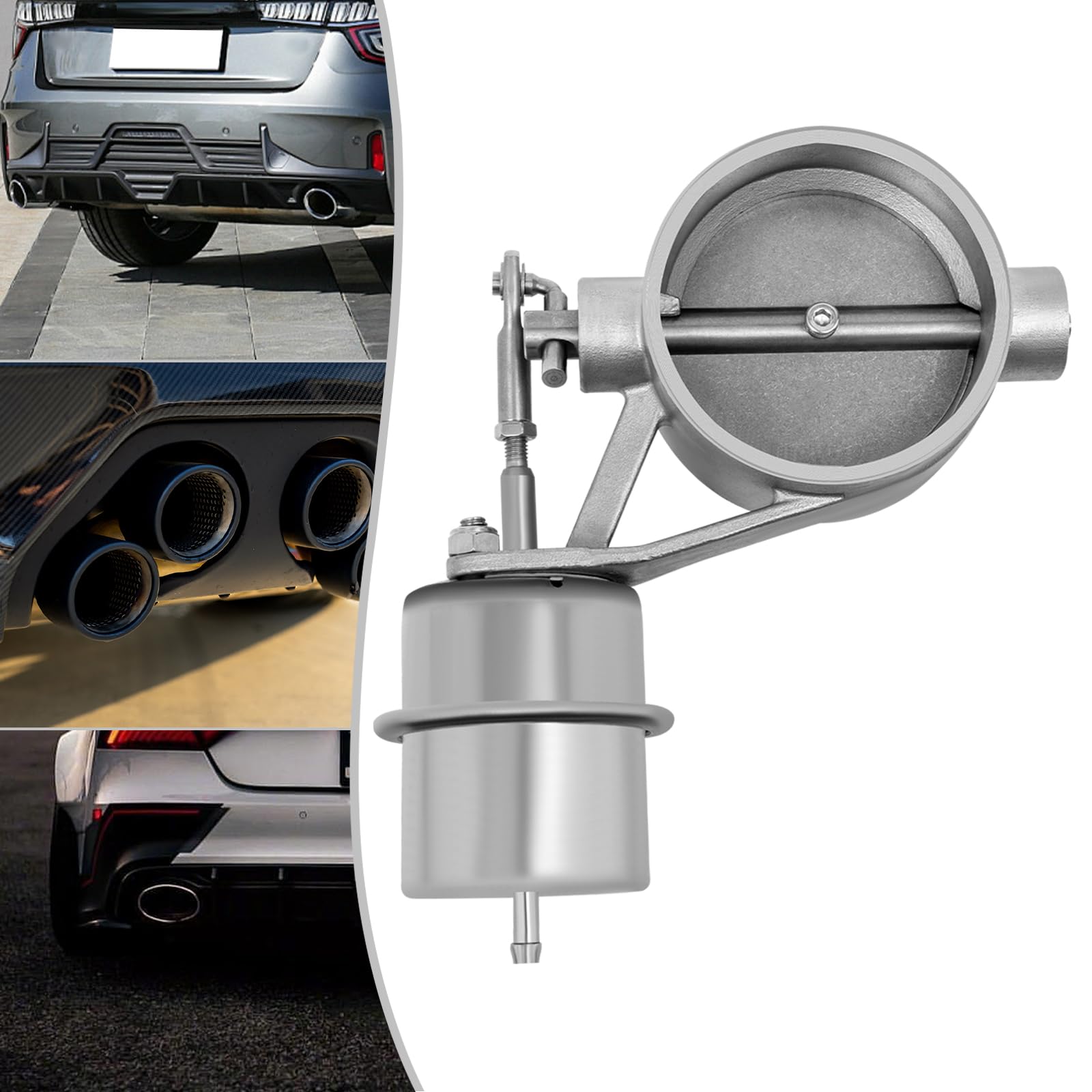Zawór wylotowy do pojazdów silnikowych, mechanizm zamykający Wastegate, zawór sterujący ze stali nierdzewnej, korpus zaworu próżniowego z pilotem zdalnego sterowania, odpowiedni do pojazdów