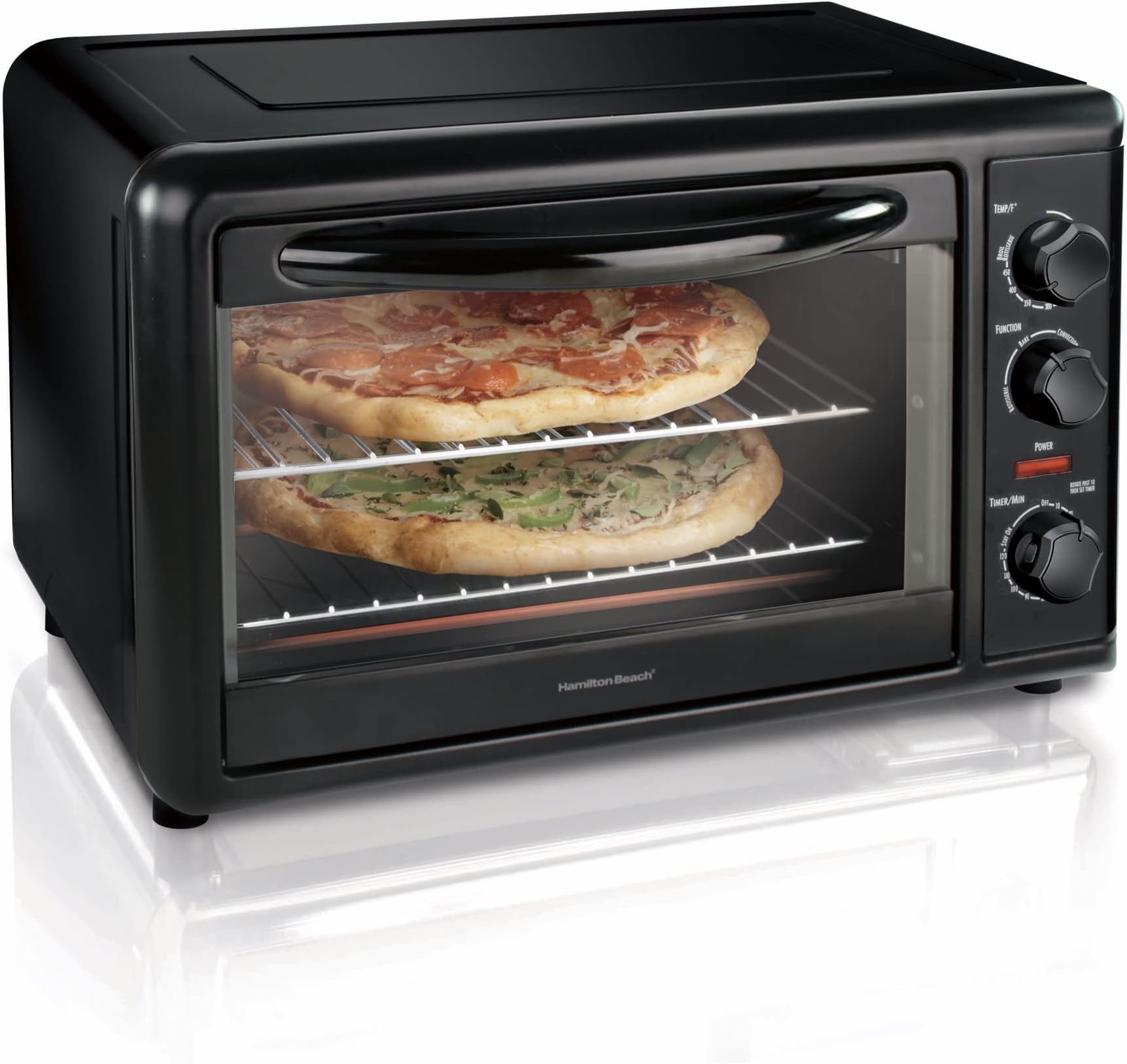 Hamilton Beach Counter Top Oven with Convection & Rotisserie Extra Large Capacity - 31101