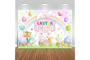 Mocsicka Easter Egg Hunt Backdrop - Capture Spring's Vibrant Essence