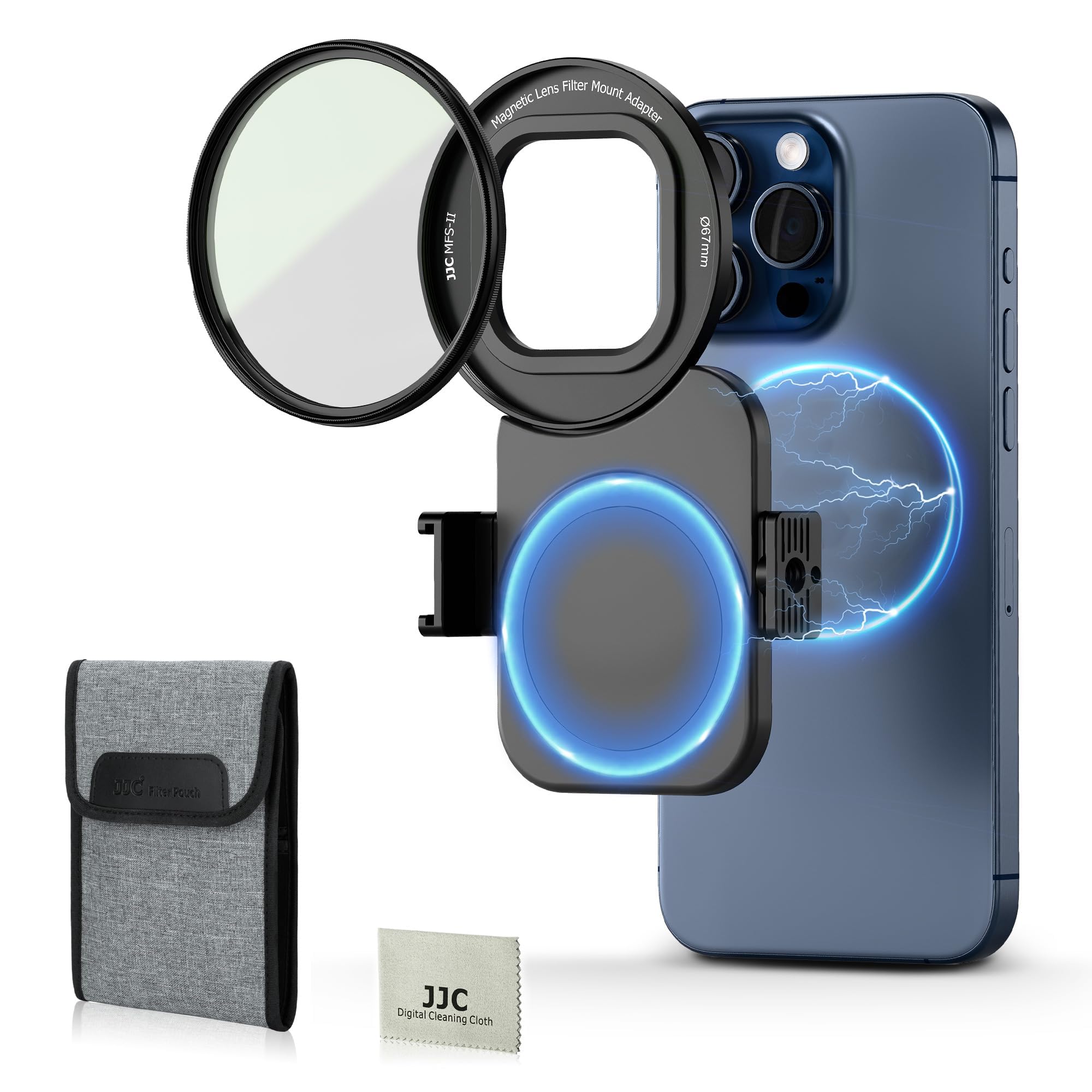 Amazon.co.jp: JJC マグネット スマホ レンズフィルター アダプター +