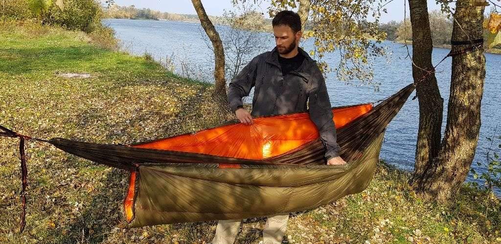 Bushmen Glow -2 Underquilt z recyklingowanego puchu do hamaka outdoorowego
