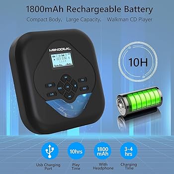 Amazon.com: MONODEAL CD Player Portable,Bluetooth CD Player