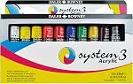 Daler Rowney System3 10-Tube Acrylic Paint Set for Adults - Acrylic Painting Supplies for Artists and Students - Acrylic Paints for Murals Canvas and More - Art Paints for Any Skill Set