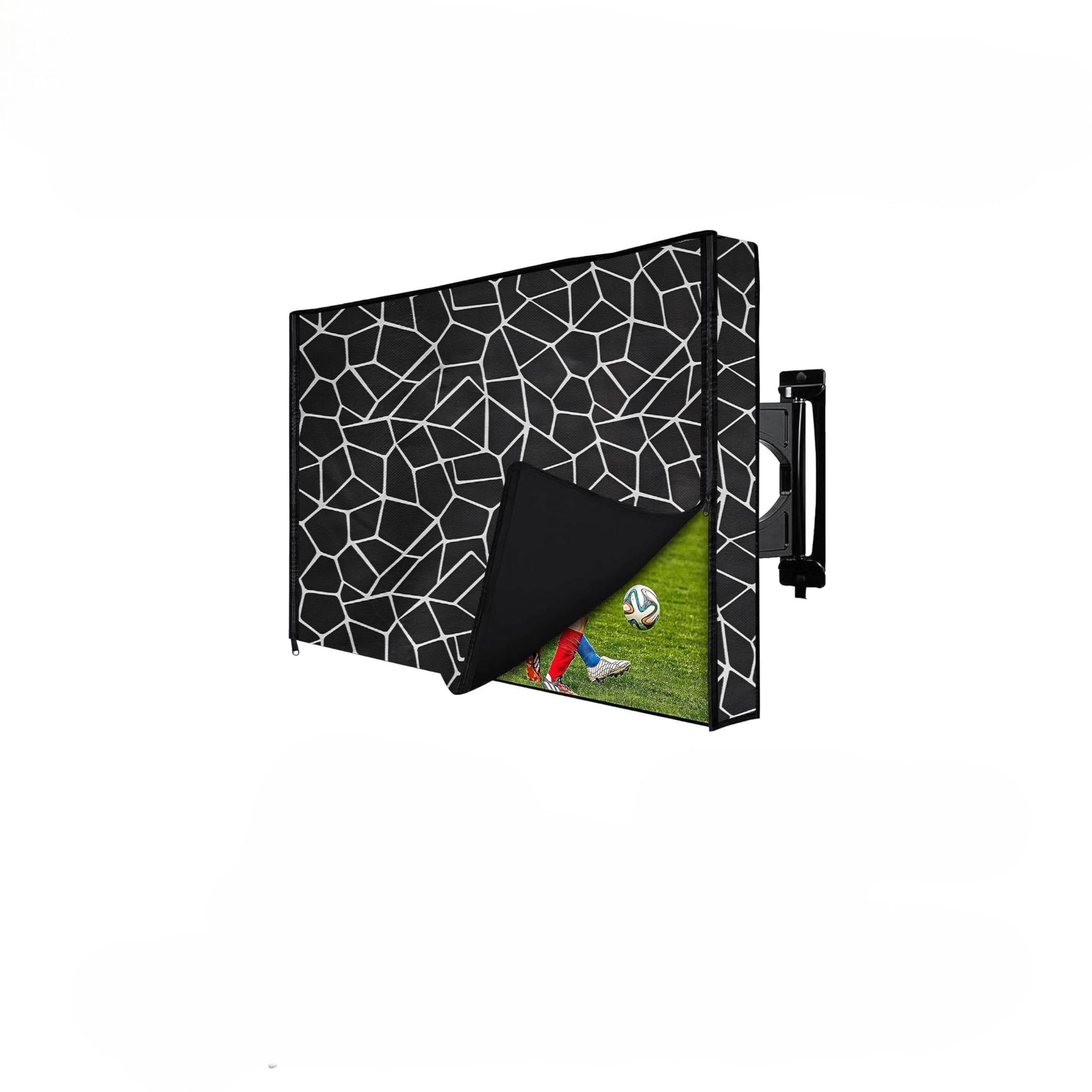 "Smart Craft led tv Cover for TOSHIBA (43V35MP) 43 Inches (108 CM) led tv (compatible for 43 Inch All Models) - Dustproof, Waterproof, Scratch-Resistant Smart TV Protector - Design 178"-image-4