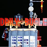 Vista 5 de LIGHTAILING Juego de luces para el modelo de bloques de construcción Daily Bugle – Kit de luz LED compatible con Lego 76178 – no incluye