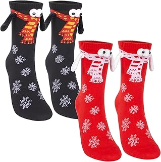 Hand Holding Socks Magnet Funny Novelty Socks that Hold Hands for Holiday Couples Valentine's