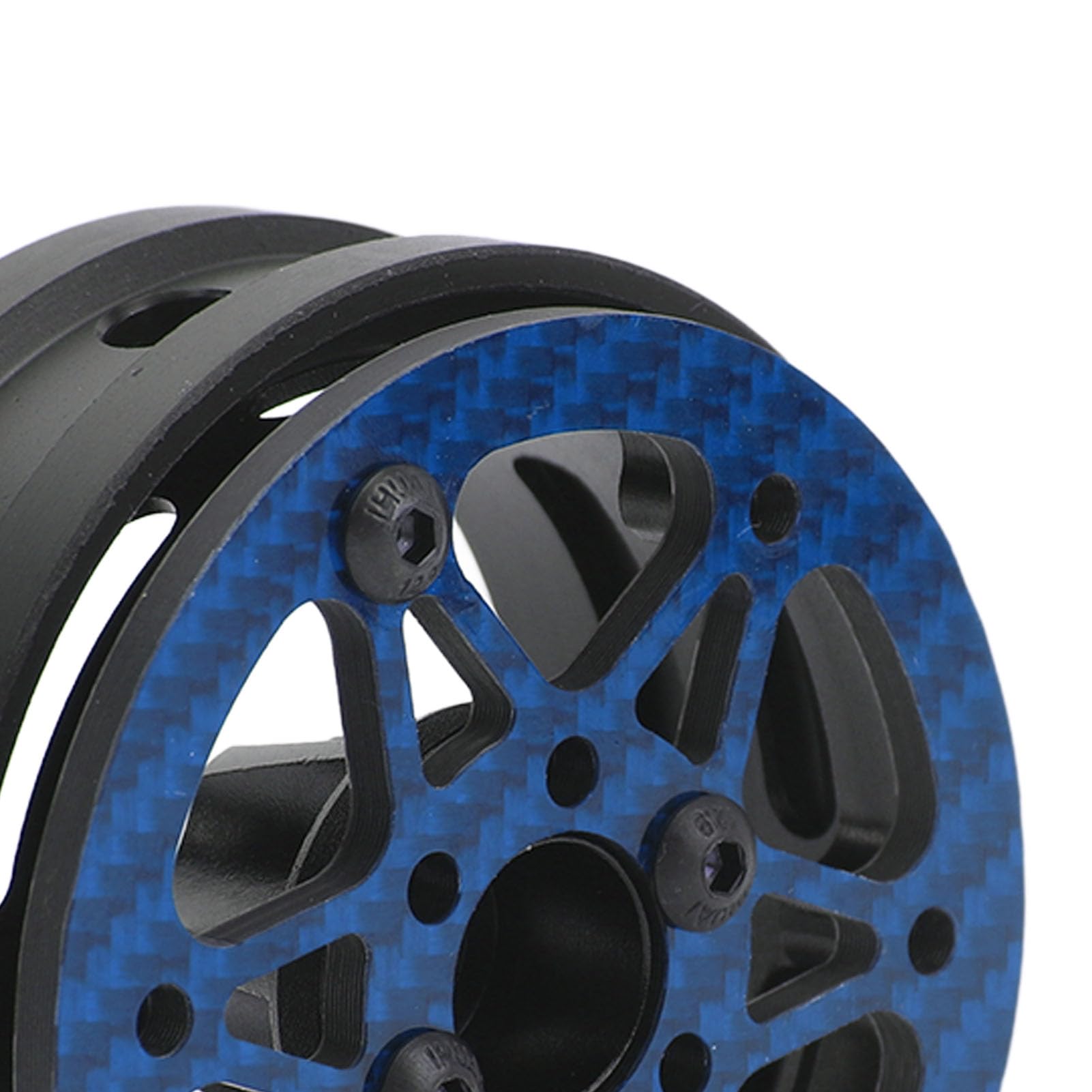 1,9-calowa Piasta Koła RC, 4 szt. Uniwersalne, Trwałe Felgi kół Samochodu RC do Samochodu RC 1/10 (BLUE)