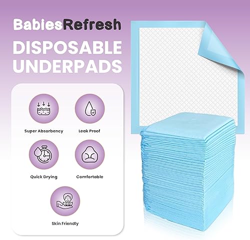 Miniatura 8 de 50 almohadillas desechables de superabsorción, de secado rápido a prueba de fugas, para múltiples usos, para bebés, cachorros y adultos, cambiador