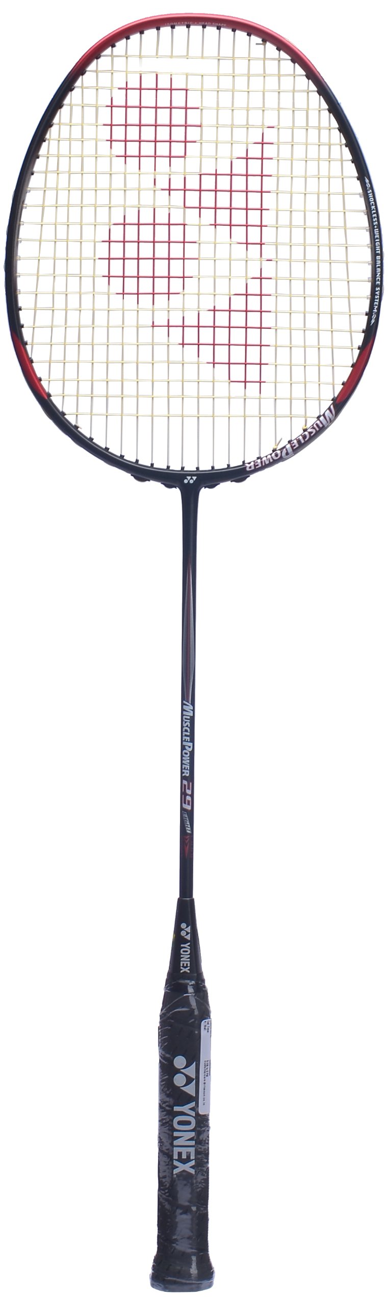 Yonex Muscle Power 29 Lite Badminton Racquet, 3U-G4 Red/Black