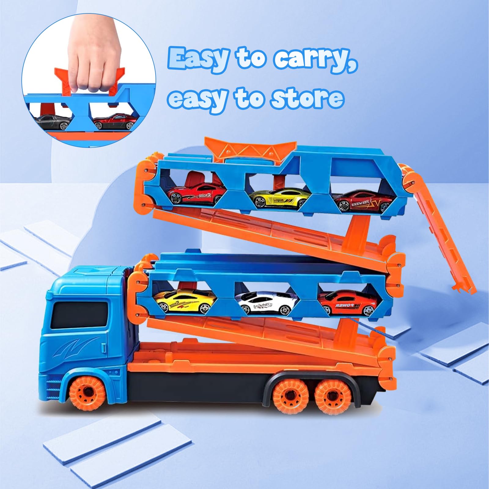 Set di 6 giocattoli per auto da corsa, per bambini, per bambini, 3, 4, 5, 6 mini modelli di auto