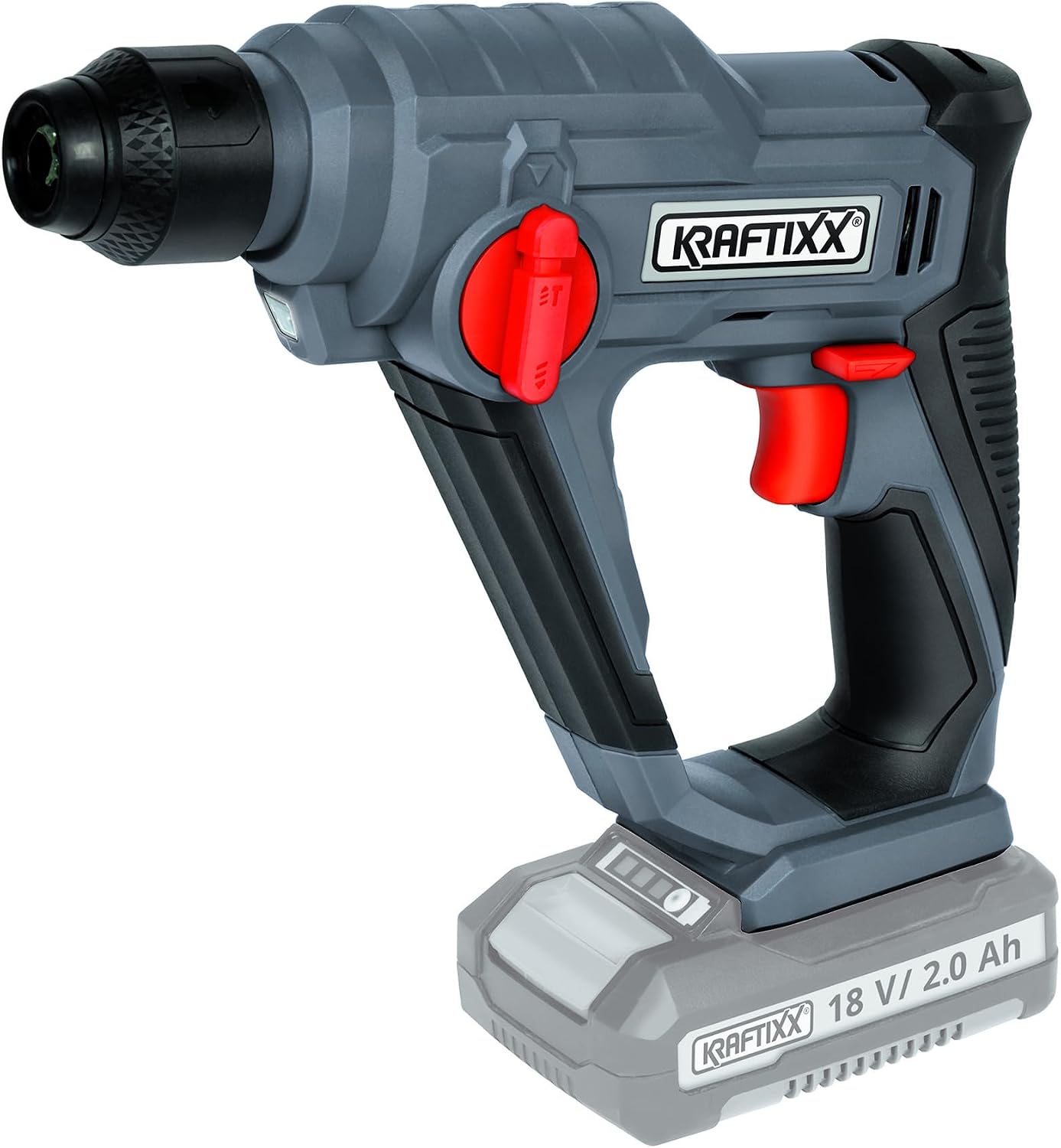 Kraftixx KX-BH 18 Li - Solo, Akülü Pnömatik Darbeli Matkap - 4514010