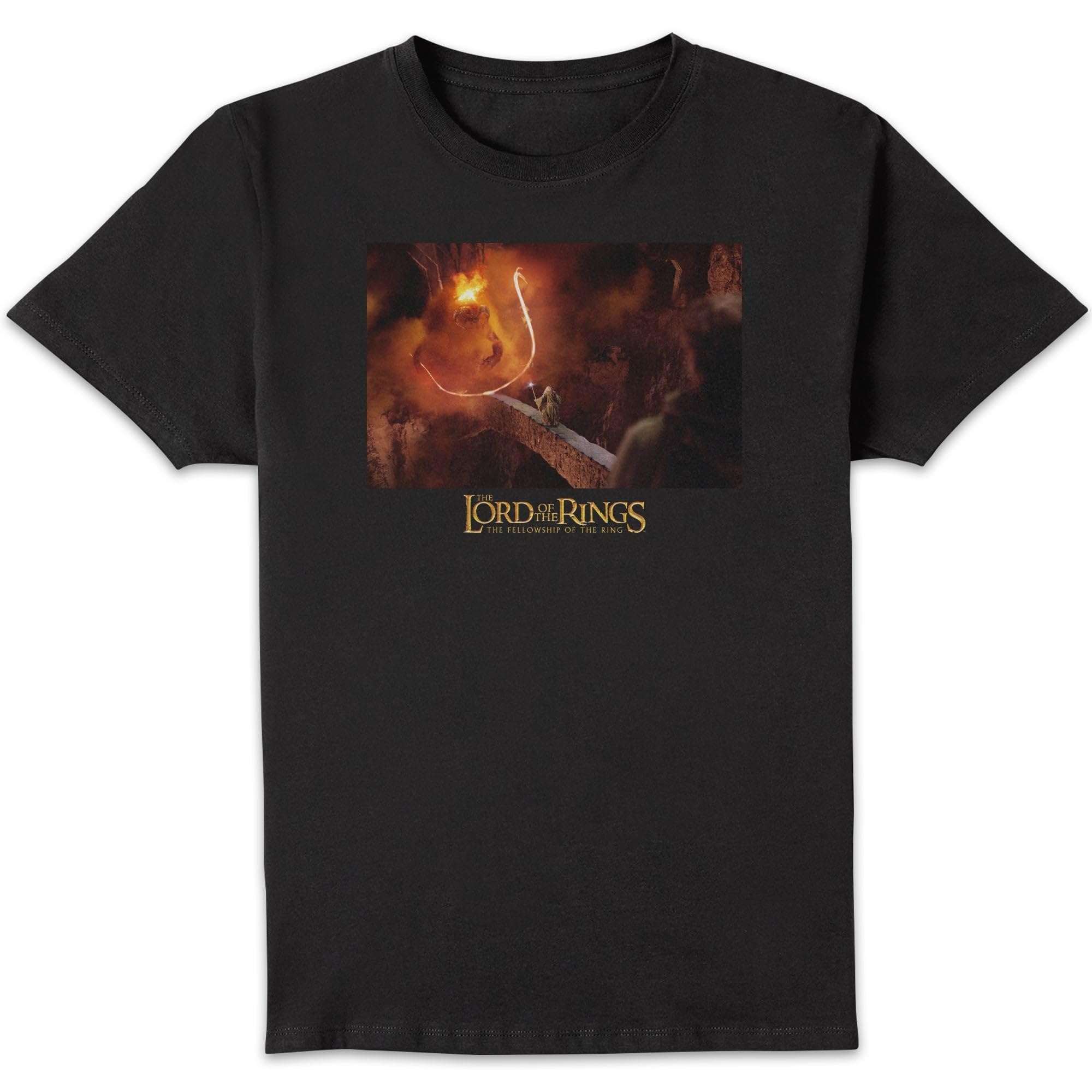 Zavvi Unisex Multi Lord Of The Rings You Shall Not Pass Men's T-Shirt - Black 3XL