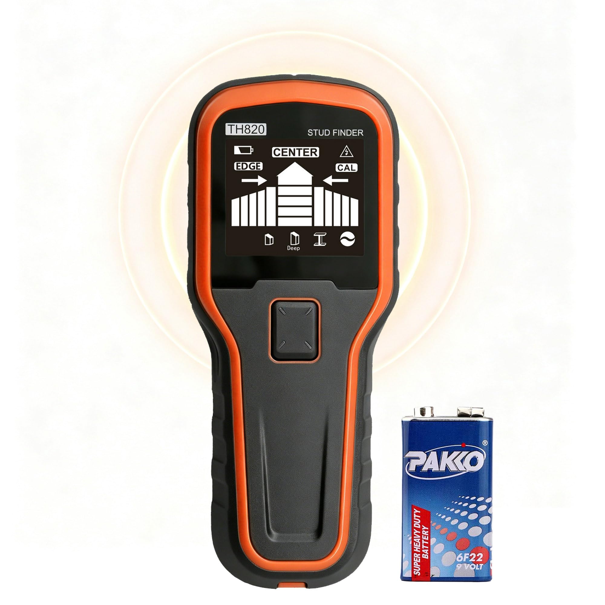 Stud Finder Wall Scanner, Auto Calibration 5 in 1 Electronic Stud Detector for Wood Wire Metal Stud Cable Joist Detection Home Renovation and DIY