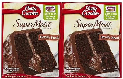 Vista 221 de Betty Crocker Favorites Mezcla de pastel de vainilla súper húmeda, horneado navideño, 13.25 onzas (paquete de 12)