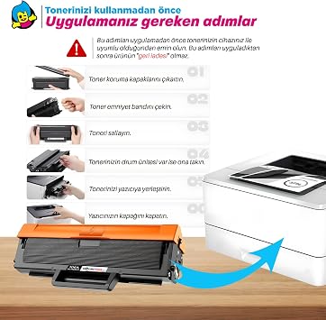 tonermax Hp Uyumlu 106A / W1106A Muadil Toner 2'li Avantaj Paket - Çipli / 107A / 107W / MFP 135W / MFP 137fnw