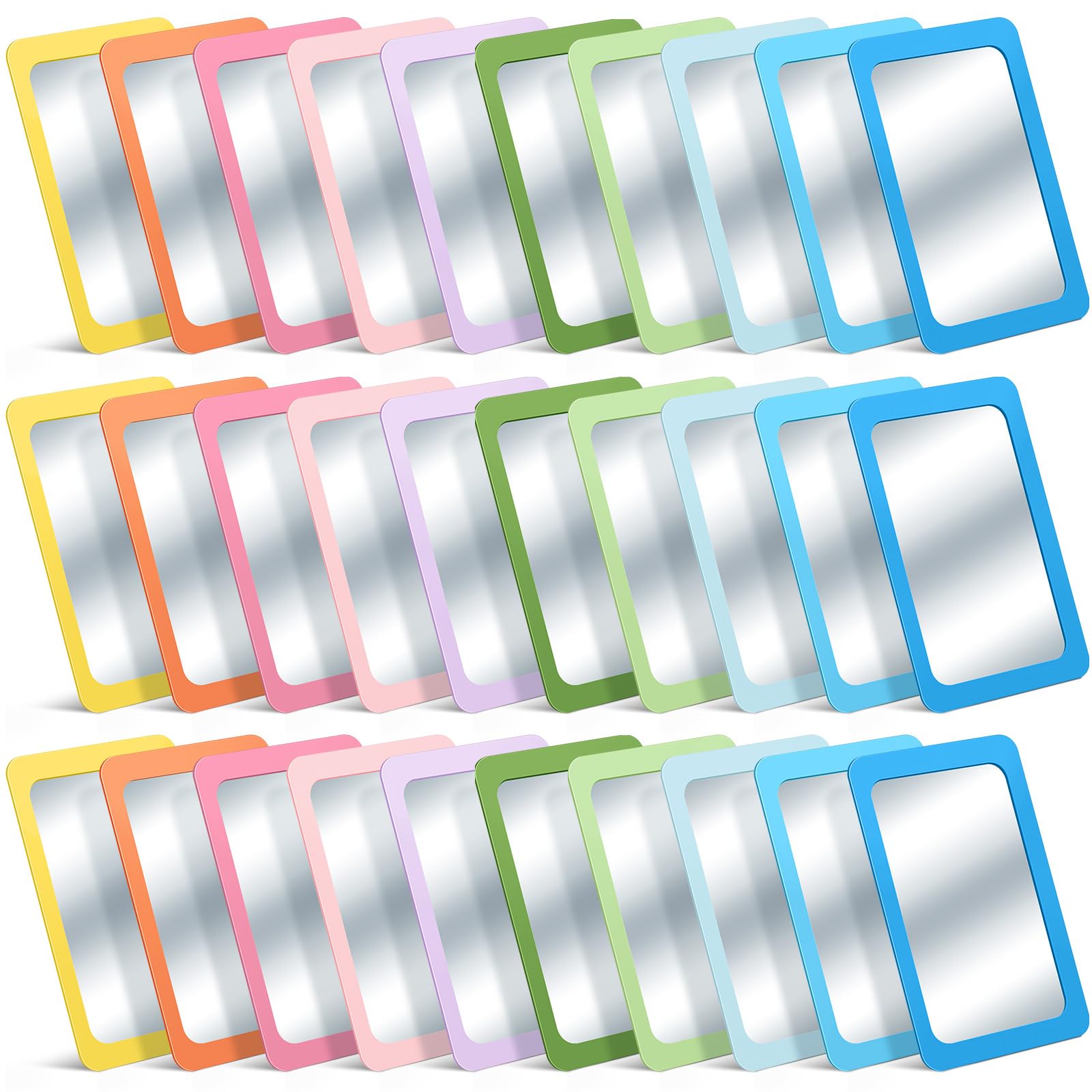 Dandat 30 Pcs Unbreakable Shatter Proof Mirror - kids room decor | Mubboo
