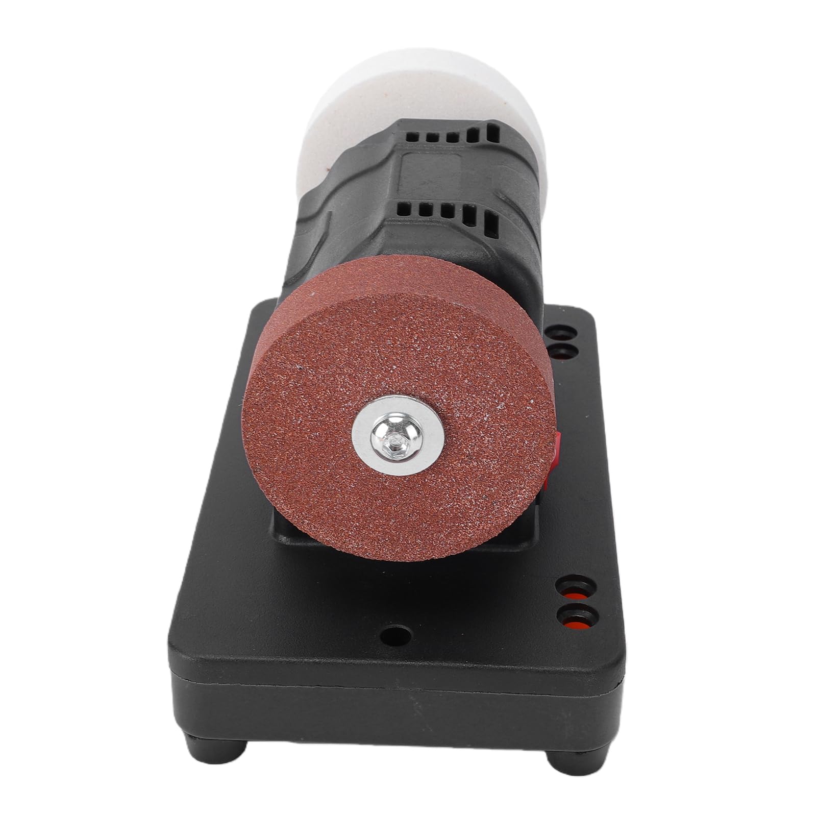 Jeffergarden Mini Amoladora de Banco de 3 Pulgadas, Velocidad Variable 2000-6000RPM, Amoladora de Banco Inalámbrica con Doble Rueda de Esmeril y Amortiguación Mejorada para Batería 48-11-1835