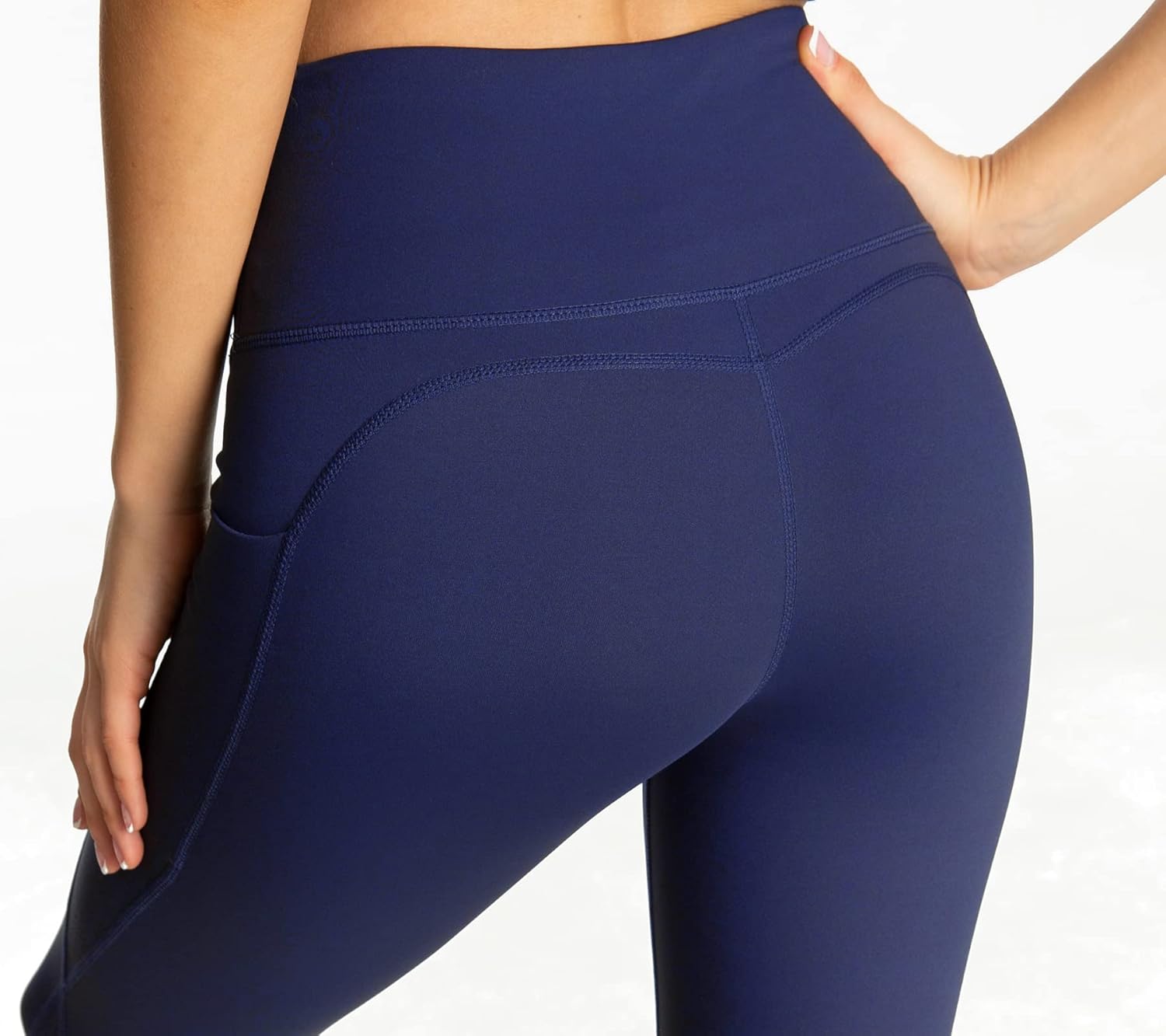 Kcutteyg Yoga Pants for Women with Pockets High Waisted Leggings Workout Sports Running Athletic Pants - Image 2