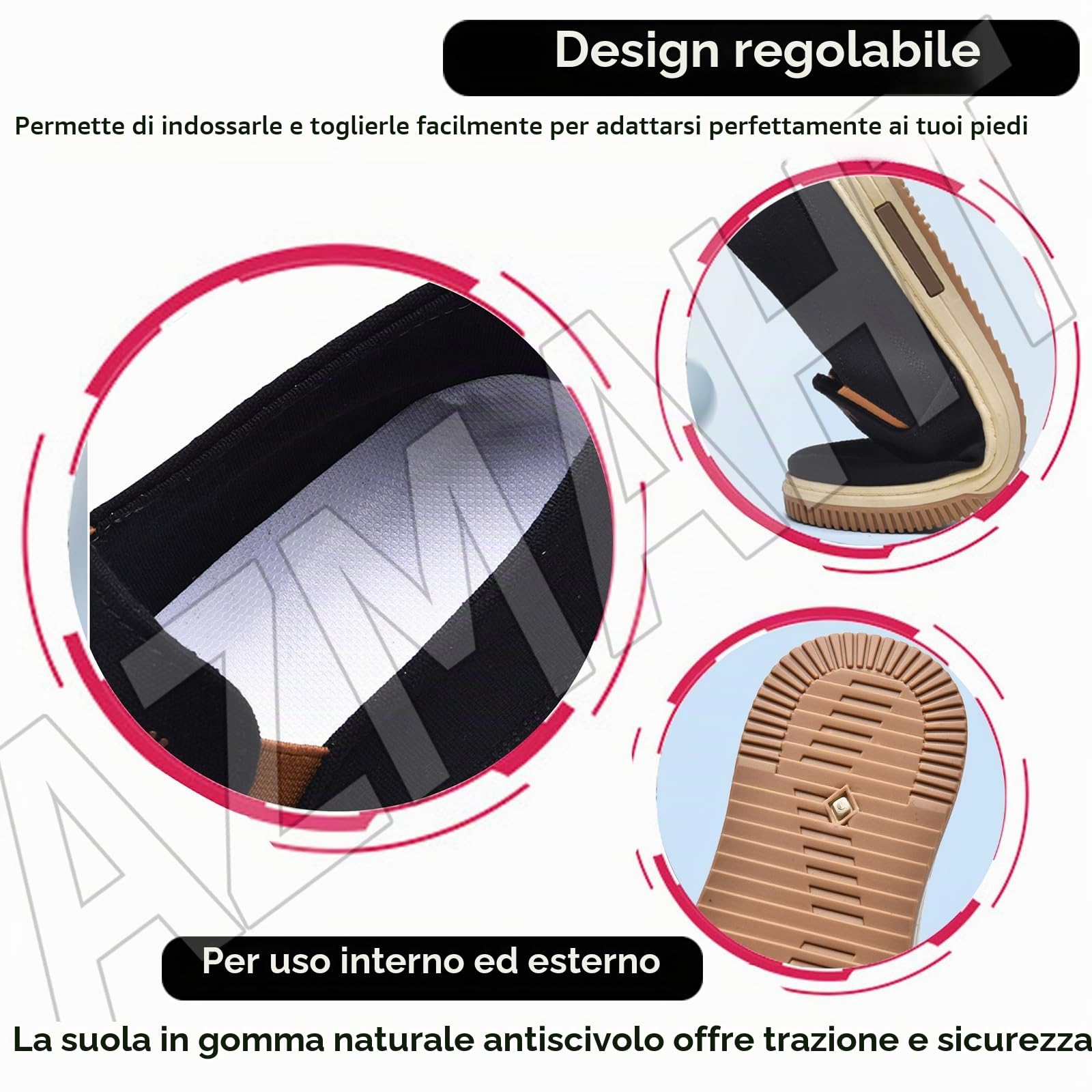 Scarpa Uomo per Fascite Plantare Scarpe Slip on Pianta Larga Sneaker Casual Senza Lacci Sneakers da Passeggio Ortopediche comode,Marrone,45 EU