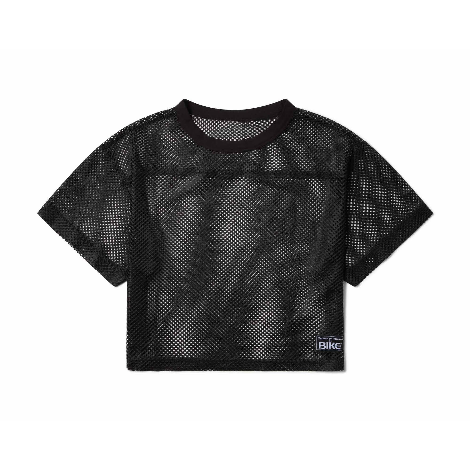 Bike Athletic Short Sleeve Practice Jersey | Soft Lightweight Fabric for Breathable Comfort | Relaxed Fit for Everyday Wear Black