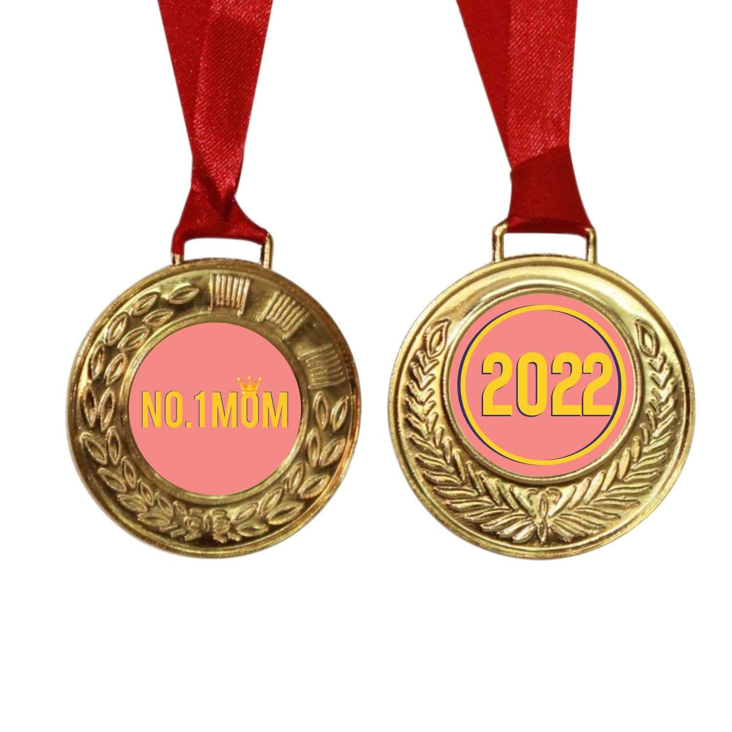 TheYaYaCafe Birthday Gifts for Mom 2.5x2.75 inches Golden Allow Award Medal Birthday Present - No. 1 Mom (B08WJ682LW) Amazon Price History, Amazon Price Tracker
