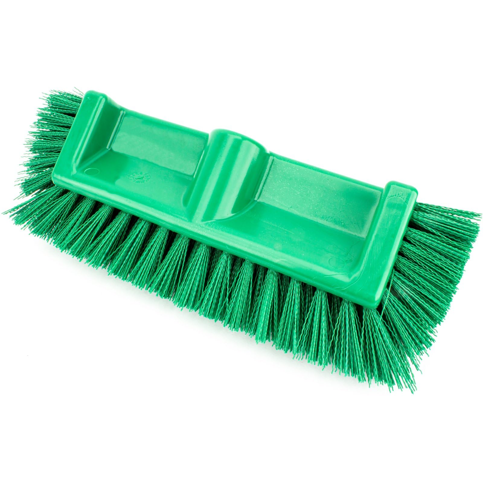 Floor Scrubbing Tool SPARTA Multi-Level Tile Scrub Brush - 12 Inch Wide Heavy Duty Cleaning Brush With End Bristles Heavy-duty Floor Brush With End Bristles