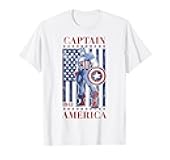 Captain America Vintage Flag 1941 Graphic T-Shirt T-Shirt