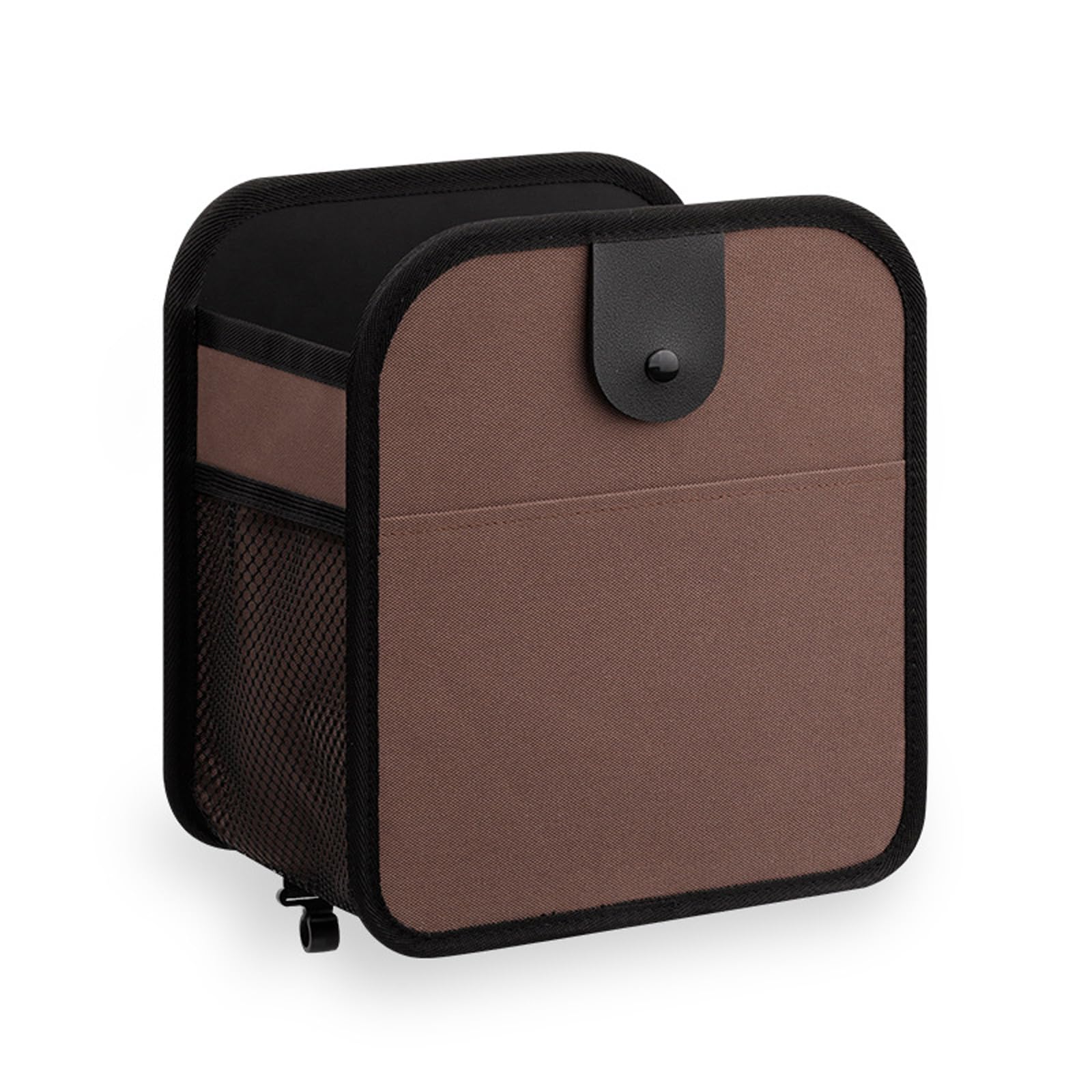 SHYYOULQE Multipurpose Vehicle Waste Bag with Stretchable Opening and Pocket Organizes Trash and Small Items Efficiently Hanging Car Planner