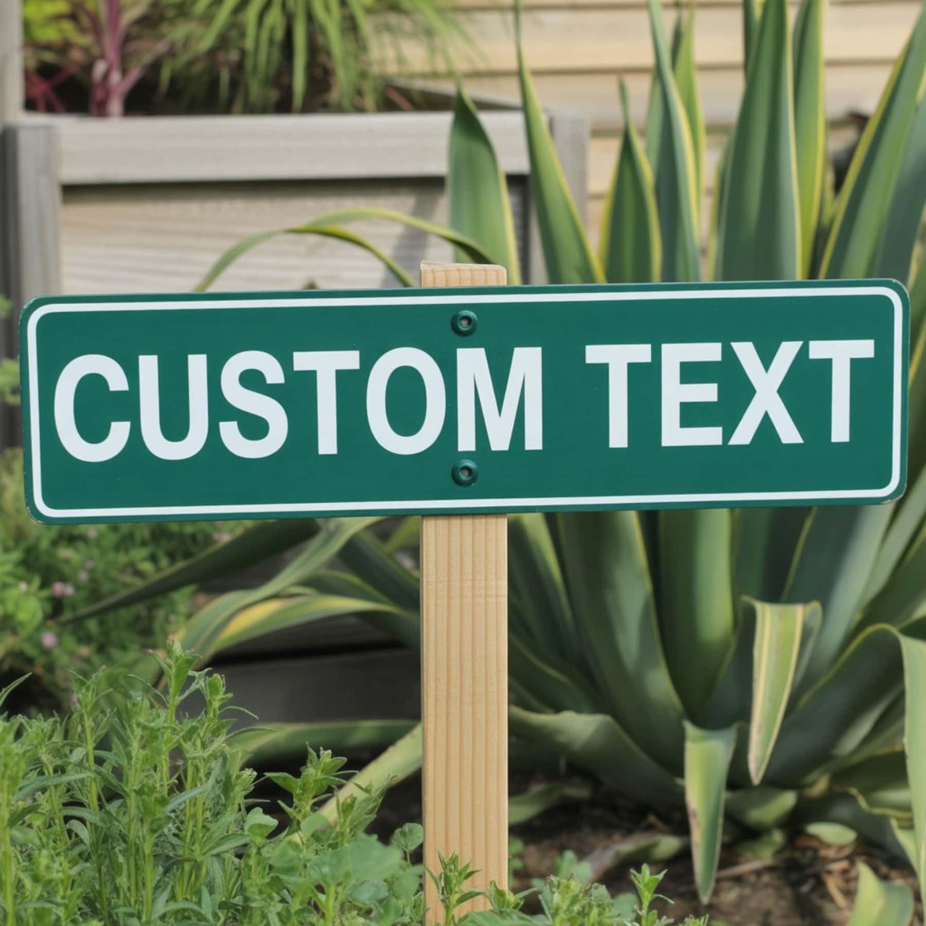 Custom Street Sign, 4x18 Inches Engineer Grade Reflective Option Aluminum, Single or Double Sided, Fade Resistant