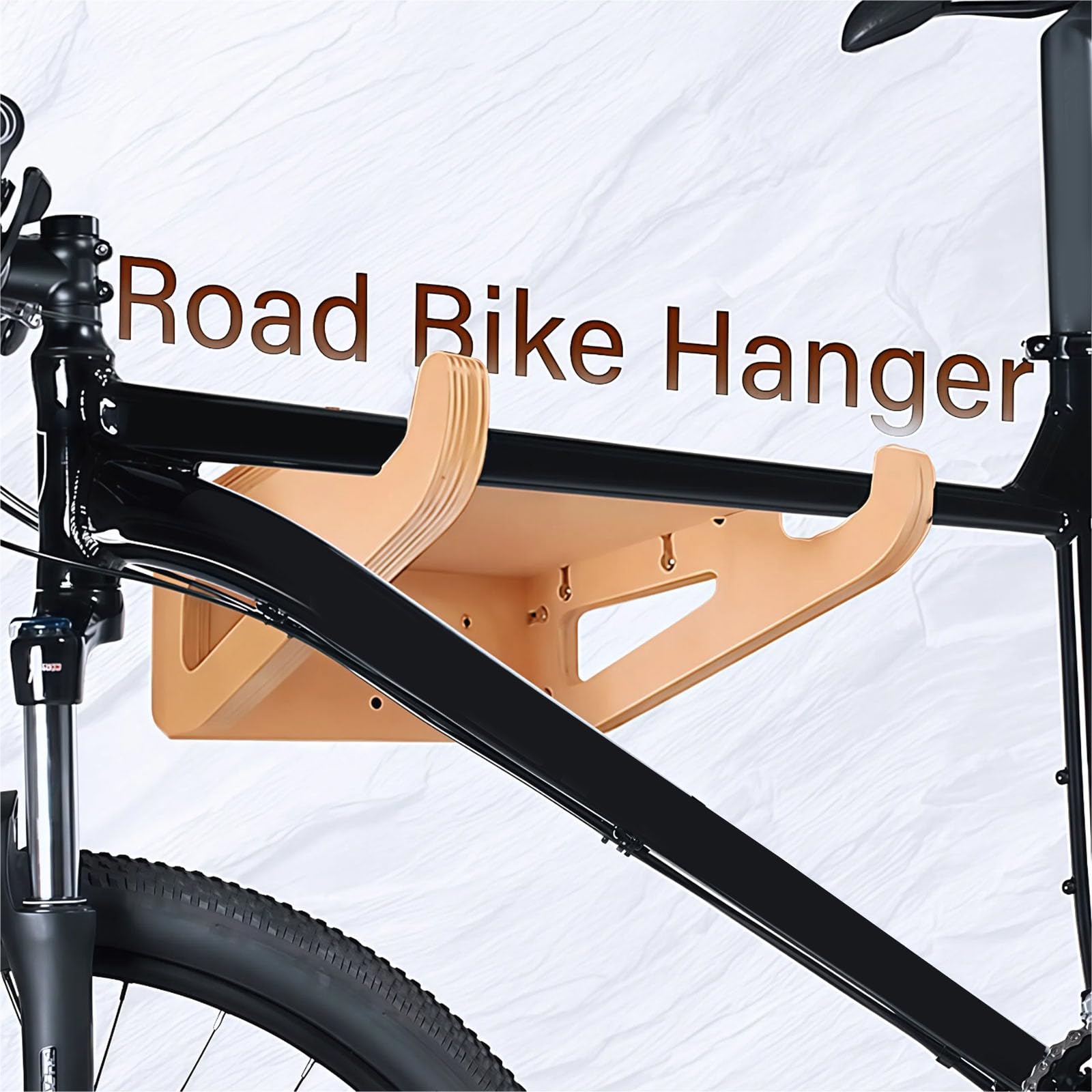 Supporti per biciclette Supporto da parete Supporto per bici Mountain Bike Rack Stand Gancio di stoccaggio Biciclette Montato Rack Stand Bicicletta a parete espositore