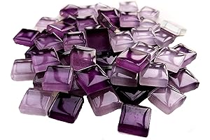 100 Pieces Mosaic Mesh Assorted Color DIY Picture Coaster Mosaic Decoration