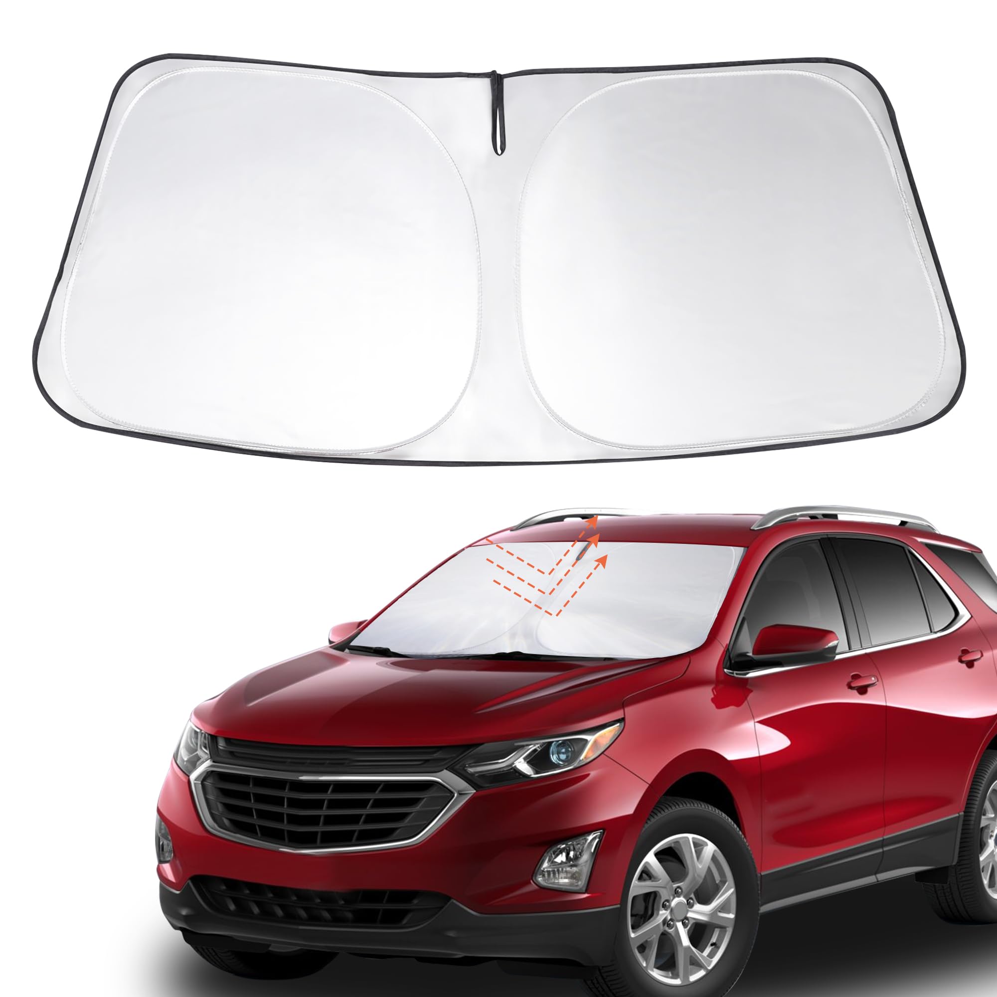 Windshield Sun Shade Sunshade for 2018-2026 Chevrolet Equinox