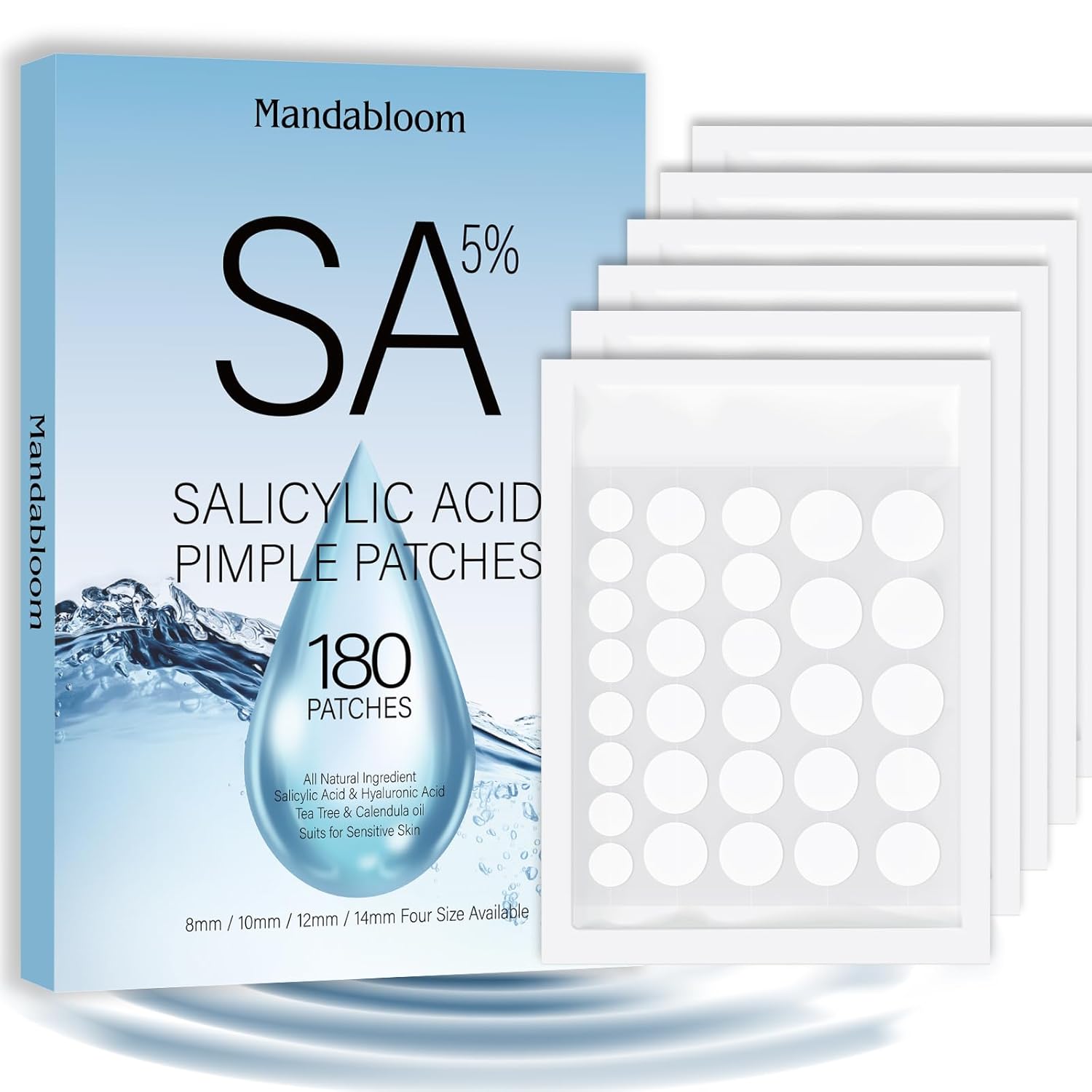 Mandabloom Pimple Patches for Face (180 Patches